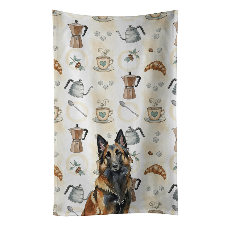 Serviette de cuisine belge Tervuren, Berger de Tervueren
