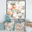 Herbe et plumes en couleurs d'automne I - Peinture sur toile-67406406-67406395