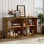 Grand buffet de rangement à 4 portes avec portes en verre-958758419