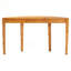 Console demi-lune en bois naturel