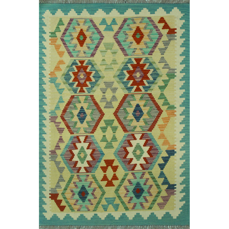 Tapis doré Bousson Kilim Zoya
