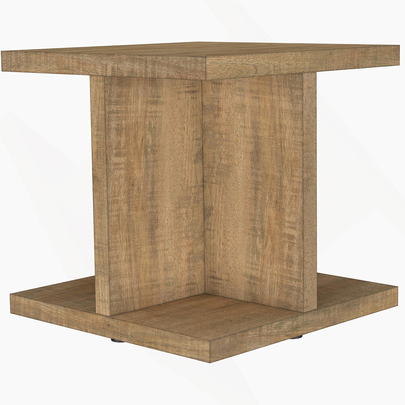 Square End Table For Living Spaces