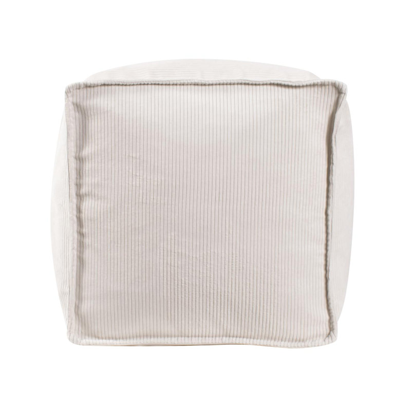 Pouf carré Kujala, Polyester naturel