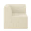 Canapé-lit moderne beige, canapé modulaire en forme de L - style minimaliste pour le salon et la chambre à coucher, canapé spacieux en beige, confortable avec