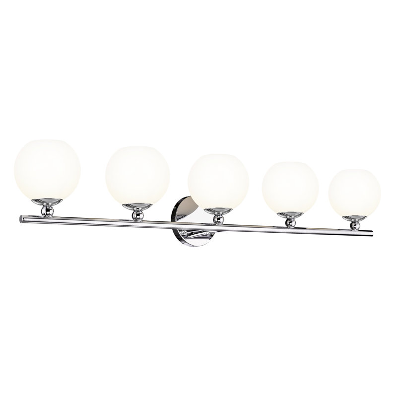 Blaikley 5 - Light Dimmable Vanity Light, Chrome
