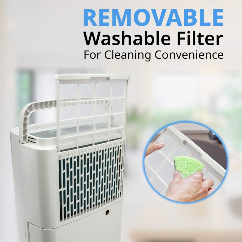 Ivation 14.7 Pints Console Dehumidifier for Rooms up to 320 Cubic Feet