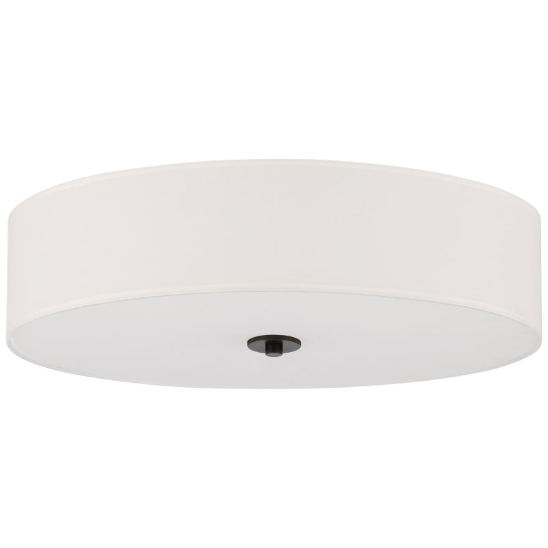 Plafonnier encastré Laylanna, Matte Black, H 5,5 po x l 24 po x P 24 po