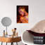 Art mural contemporain abstrait soleil-124623114