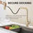 360° Rotating Single Handle Kitchen Sink Waterfall Faucet with Pull Down Sprayer (Only 1 Faucet)-119222586