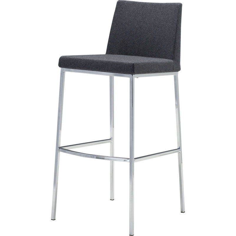 Tabouret de comptoir et de bar Weston, Gris, Tabouret de bar (assise de 30 po de hauteur)