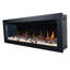 Gloria II Wall-Mounted Electric Fireplace with Smart App Control (Silver)-1146067225