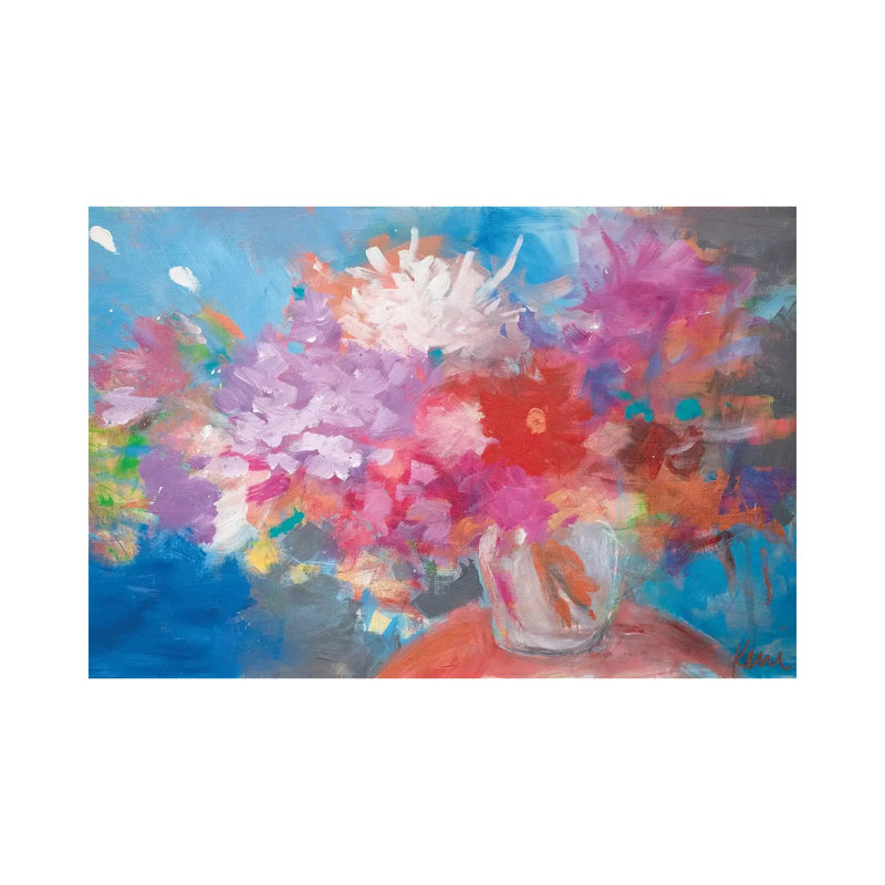 Flower Power by Kerri McCabe - Wrapped Canvas Print