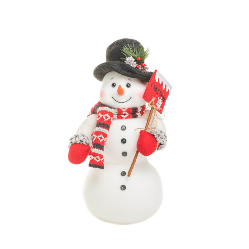 Blanc bonhomme de neige majestueux