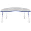 Table d'activité 48 "x 72" avec moulures en T et pieds réglables-39310983-99077991