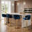 Christal Swivel Upholstered Adjustable Height Counter Stool-103009174