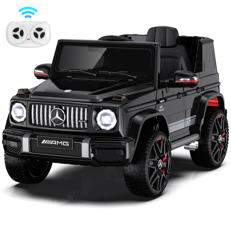 Black 24V Mercedes-Benz G63 Kids Ride-On Car with Remote Control