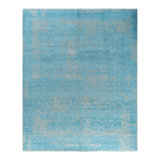 Overdyed One-of-a-Kind 8' 1" X 9' 10" Hand Knotted Area Rug