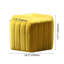 Pouf ottoman hexagonal en velours de 47 cm de large-123819571