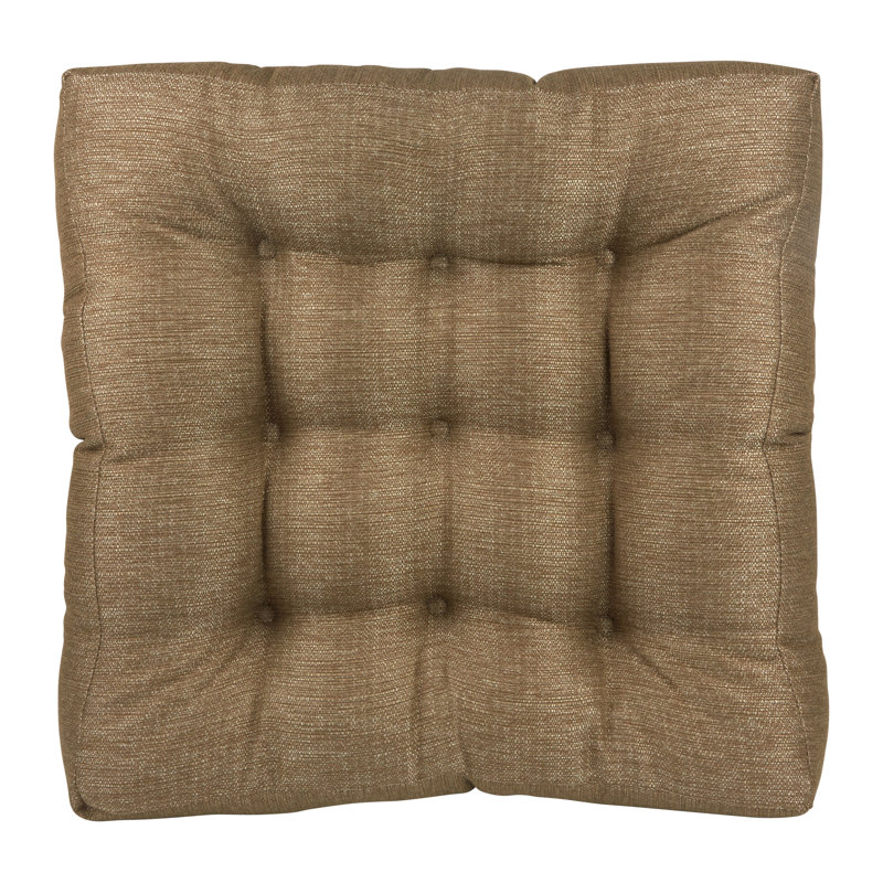 Non-Slip Square Extra Thick Floor Cushion, Gold