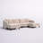 Upholstered U-Shaped Sectional Symmetrical-635006587