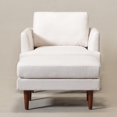 Miller 35'' W Upholstered Armchair With Ottoman