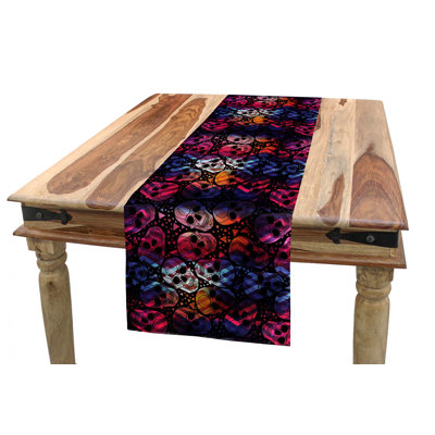 Geometric Halloween Table Runner