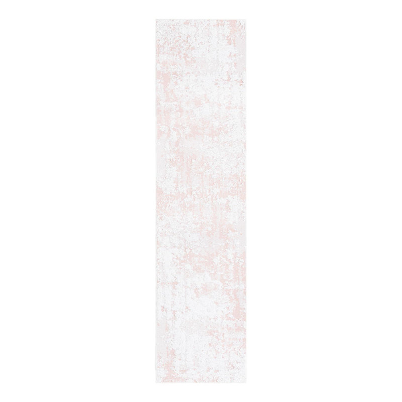 Piersiak Performance Cotton Abstract Indoor Rug, Runner 2'7" x 10'