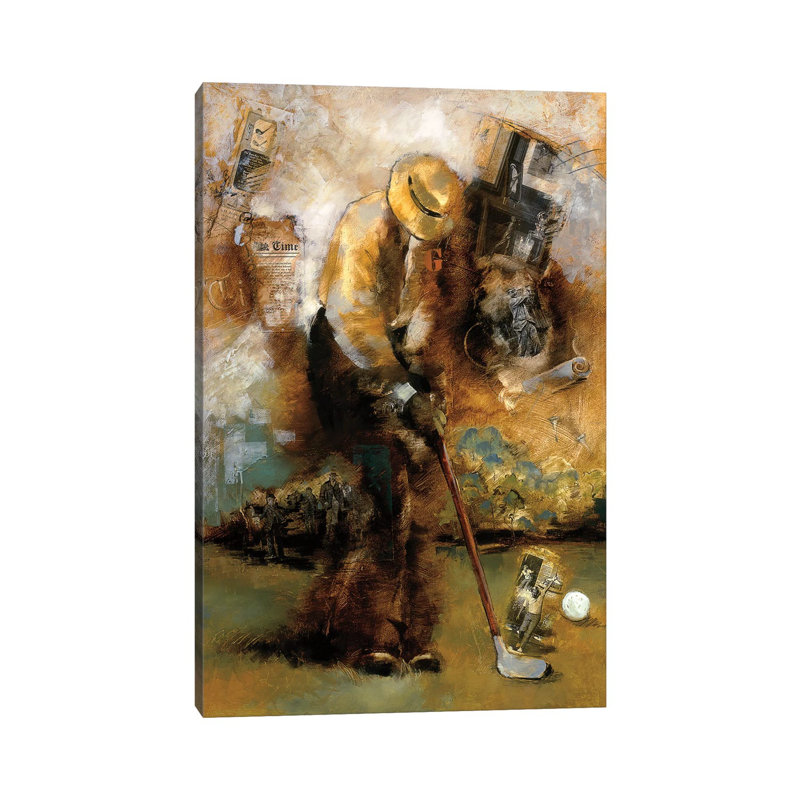 Swingin' by Roya Azim - Wrapped Canvas Print, 20.32 cm H x 30.48 cm W