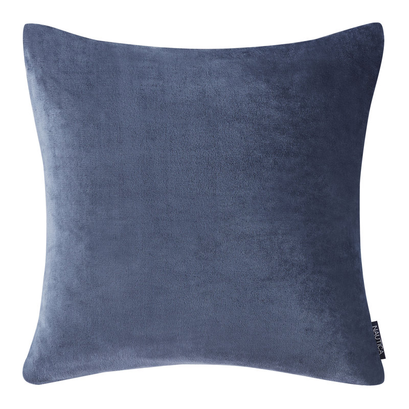 Ultra Soft Gray Fleece European Sham with Zipper Closure