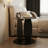 Modern Geometric Round Metal Accent Table-1245814644