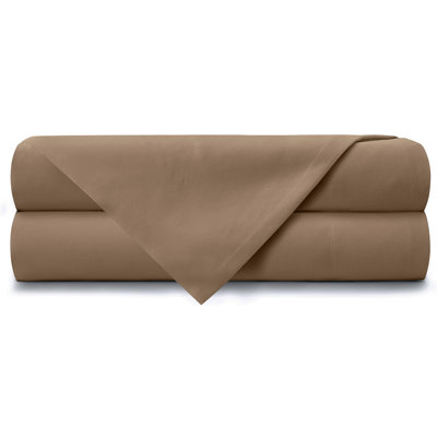 Super Soft Egyptian-Quality Cotton Brushed Flat Sheet