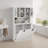 Aspasios Two-Compartment Tilt-Out Dirty Laundry Basket Tall Bathroom Cabinet with 2 Adjustable Shelves-1844167053