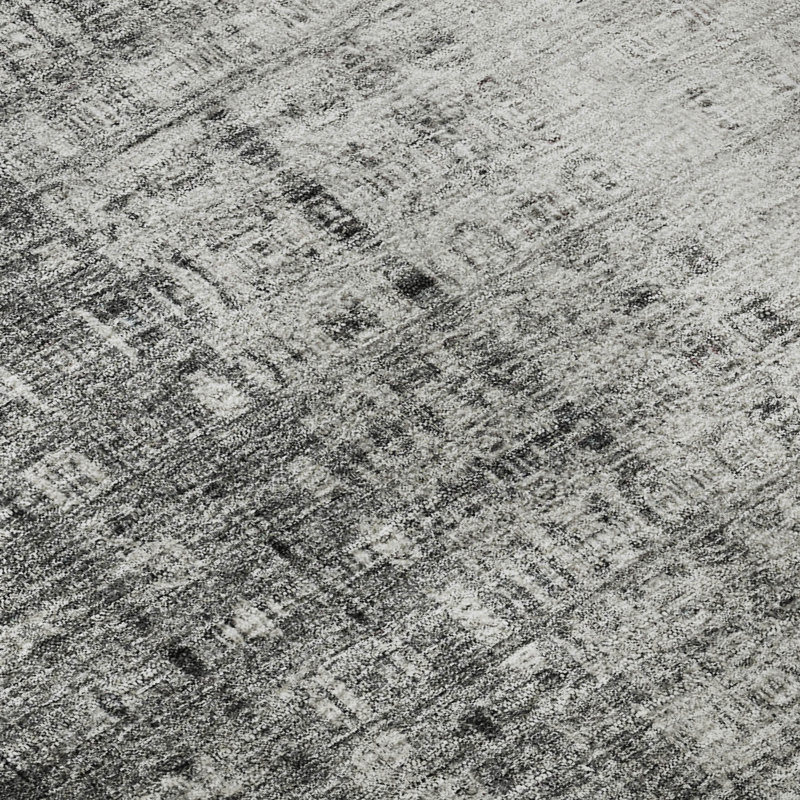 Premium Machine Washable Mayfield AMF2240 Striped Rug, Gray, 8' x 10'
