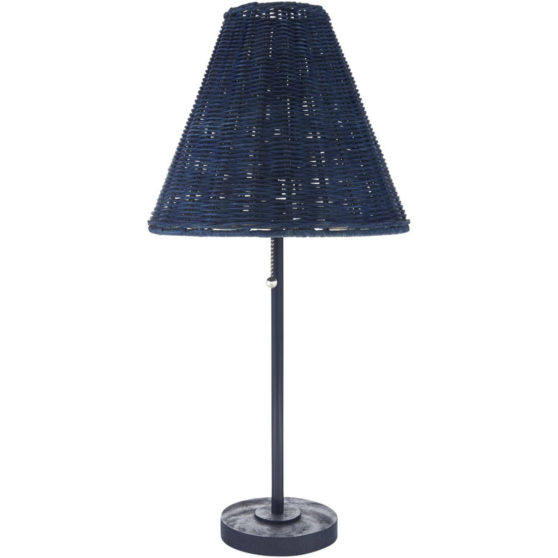 Lampe de table Maurine Claudia, Bleu