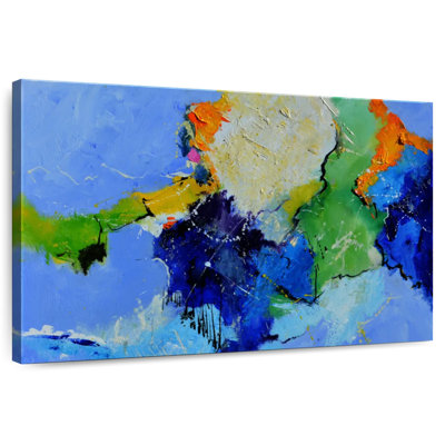 Avery Blue Heart Abstract