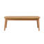 Table basse contemporaine en bois d'eucalyptus - Naturel