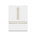 Blanc mat / bronze champagne