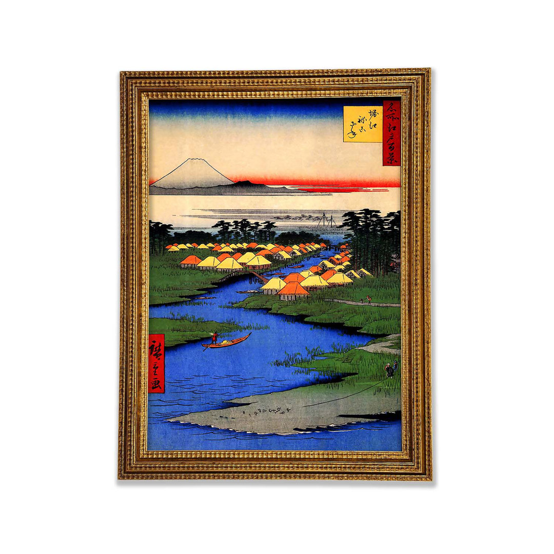 Hiroshige Horie und Nekozane - Einzelner Bilderrahmen Kunstdrucke