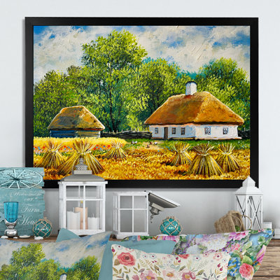 " Traditional House In The Village II " Painting Print