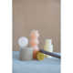 Caridad Pleated Taper Candles Unscented in Box, Set of 12
