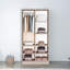 Berend 4 Door Manufactured Wood Wardrobe-149172034-149172035