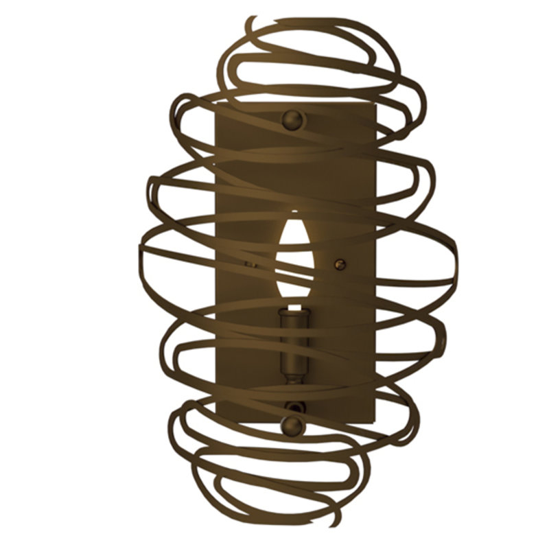 Applique murale en acier Cyclone, Cuivre antique