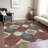 Washable Geometric Indoor / Outdoor Rug-109569834