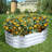 Galvanized Raised Garden Bed Silver-1408503367