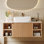 Ensemble de meuble-lavabo simple 48 po avec lavabo en céramique