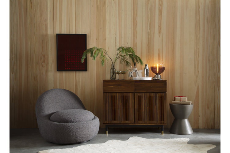 Modern sideboard with art