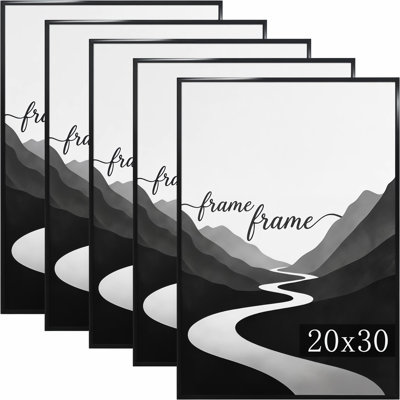 Poster Frame Set, Black Gallery Wall Frames 