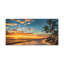 «Tropical Island Beach Sunrise Ocean», art mural sur toile-542153980