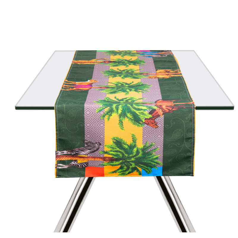 Excelsa table runner Le Cirque Du Marrakech cotton 45x140 cm multicolor