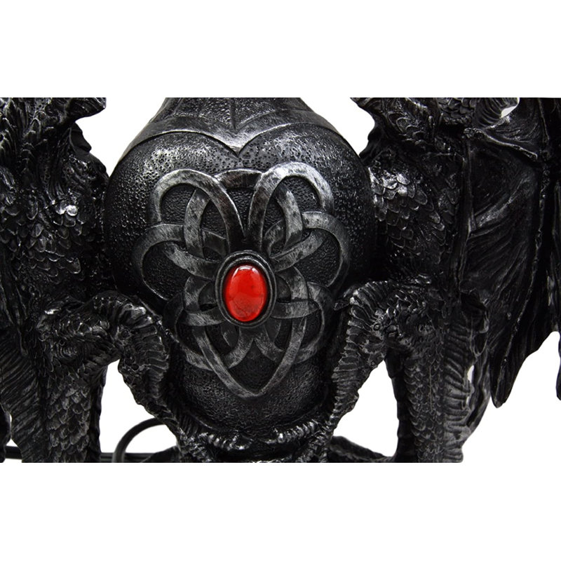 Lampe de table brune 19,5 "